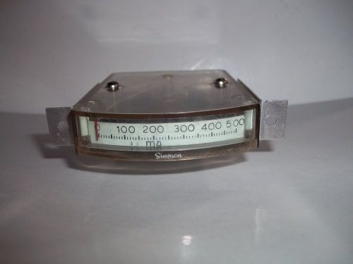 SIMPSON METER GAUGE 0-500 MICRO PART # 88115