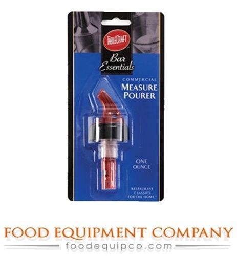 Tablecraft H2246B Cash &amp; Carry Measure Pourer 1 oz.  - Case of 72