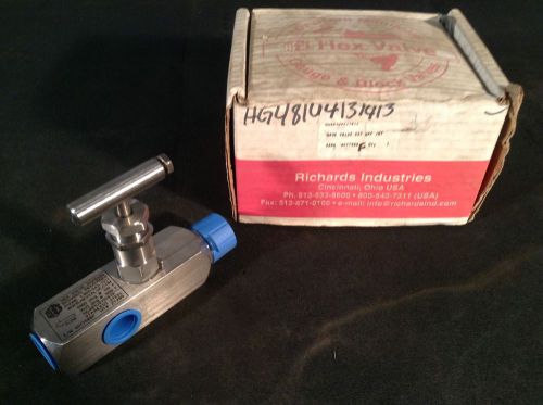 Richards Industries HEX Valve HG481U4131413