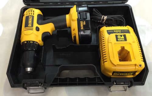 DeWalt DC759KA 18 Volt Cordless 1/2&#034; Compact Drill Driver Kit Set