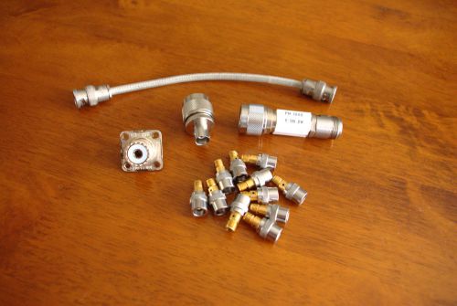 Lot of RF Connector Adapter Attenuator BNC N UHF SMA Probe Master