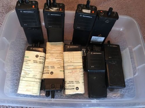 Motorola MTX9000 Handie-Talkie Handheld FM Radio H01WCC4DB3AN PARTS (LOT OF 9)