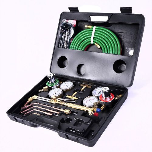 Gas Welding Cutting Kit Oxy Acetylene Oxygen Torch Brazing Fits VICTOR W/Hose