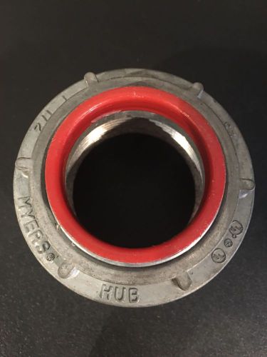 New 1.5&#034; meyers hub w/ grounding lug 1.5&#034; ridgid conduit hub for sale