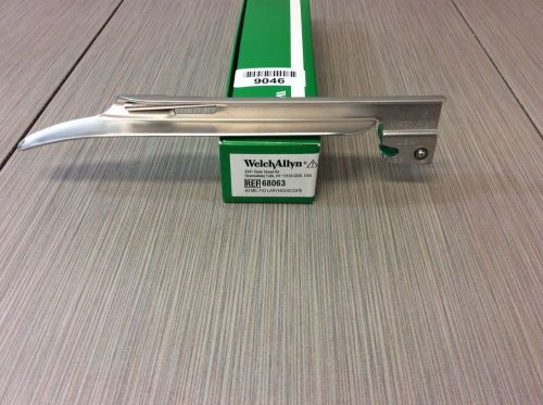 Welch Allyn 68063 #3 MIL Laryngoscope Blade NEW 9046