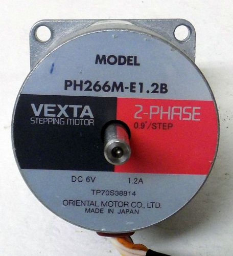 VEXTA PH266M-E1.2B 2-PHASE 0.9 DEG/STEP DC-6V 1.2A STEPPING MOTOR ASSEMBLY