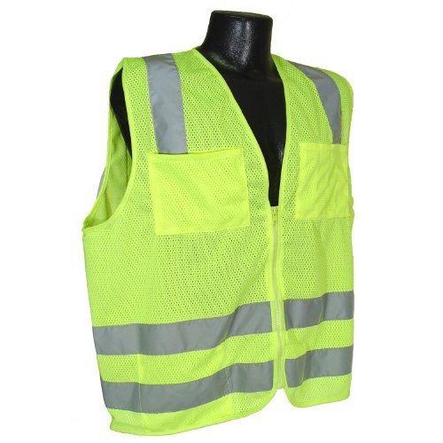 Radians SV8GM5X Polyester Mesh Standard Class-2 Vest, 5X-Large, Green