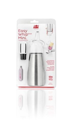 iSi Cream Whip PLUS Whipped Cream Dispenser (1/2 pint  ALL stainless steel)