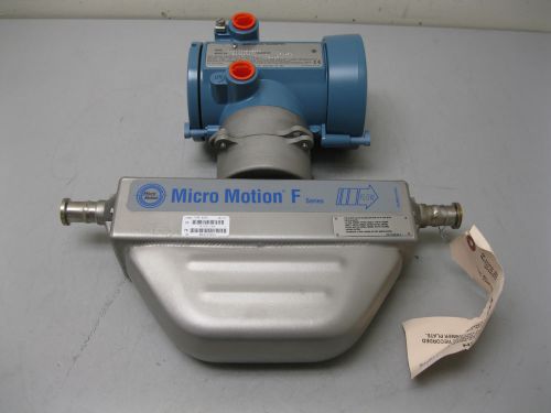 1/2&#034; Micro Motion F025 Mass Flow Sensor 1700 I11 Transmitter NEW E9 (1828)