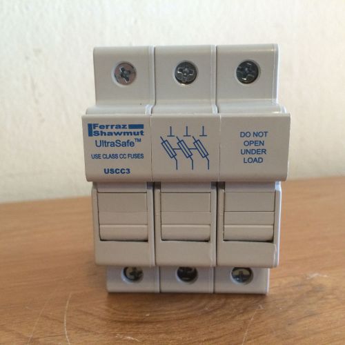 New Ferraz Shawmut USCC3 30 Amp Class CC Fuse Holder