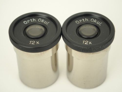 Haag-Streit Bern Orth. Okul. 12x Slit Lamp Eyepiece Set