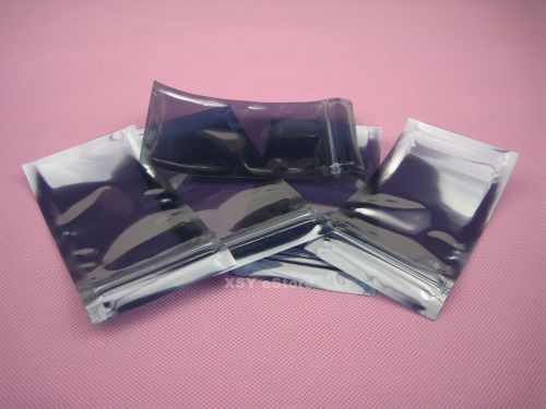 50 esd anti-static shielding zip lock bags 2.8&#034; x 2.8&#034;_70 x 70mm_usable size for sale