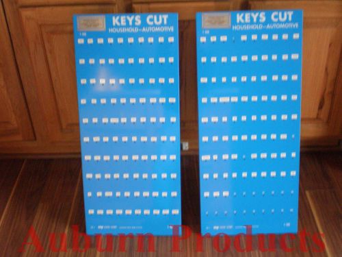 KEY BLANK DISPLAY / METAL ESP TWO DISPLAYS / HOLDS 100 ITEMS PER DISPLAY