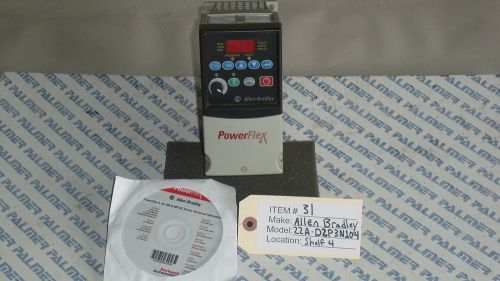 Allen-Bradley PowerFlex 4 AC Drive 22A-D2p3N104