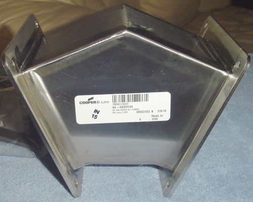 New~~cooper b-line 44-4xsfe9  nema 4x4 feed-through 45 degree elbow for sale