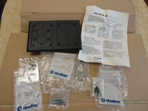 NOS WALKERDUCT SOURCE II FLOORDUCT ACTIVATION FLOOR FLANGE KIT &amp; OUTLET COVERS