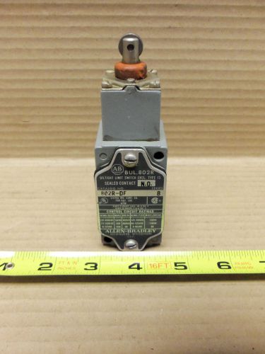 ALLEN BRADLEY LIMIT SWITCH, 802R-DF, SER. B, OPERATING HEAD. Z-36618