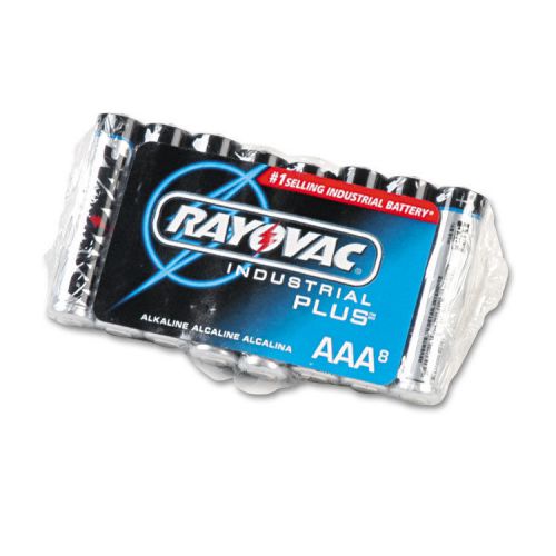 &#034;Rayovac Industrial Plus Alkaline Batteries, Aaa, 8/pack&#034;