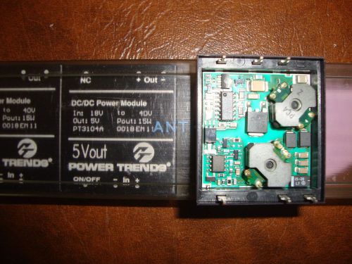 1 pc. Power Trends PT3104A CONVERTER DC-DC 15W 24V/5V (New)