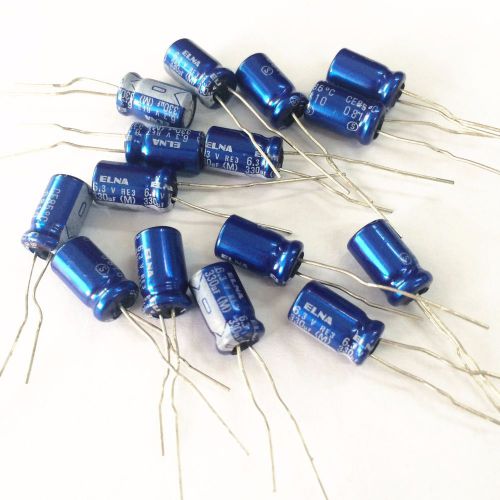 20pcs 330uF 6.3V Japan ELNA RE3 6.3x11mm 6.3V330uF Audio Capacitor