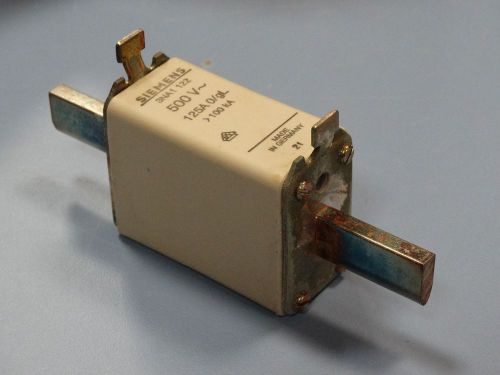 Siemens 3NA1-122 Square Body Fuse 125A, 500V