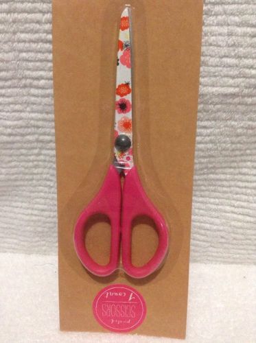New Printed  Scissors Pink Floral Pattern