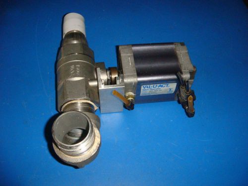 Val-u-act 2 mod 989-999-91 valve actuator 1-1/2 w/ apollo cf8m , tc-304 *pl17 for sale