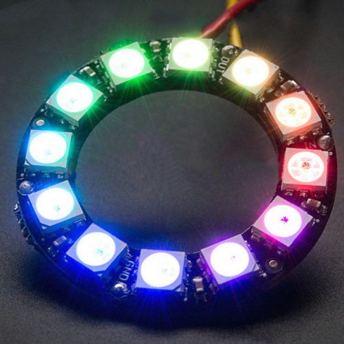 1pc 5050 12-bit rgb led ring ws2812 round decoration bulb perfect for arduino hc for sale