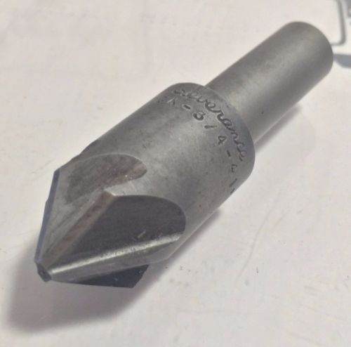 SEVERANCE 3/4&#034; x 41° HSS MULTI FLUTE COUNTERSINK W/ 1/2&#034; SHANK