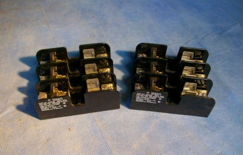 Gould Shawmut 30323R Fuse Block 30A 600VAC (Lot of 2)