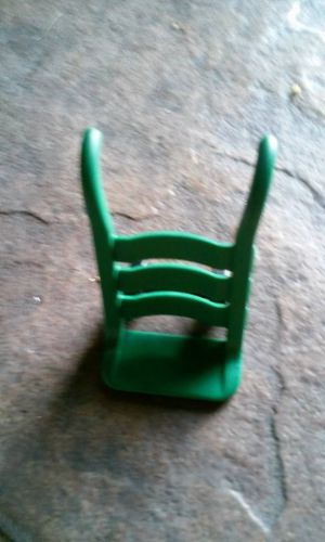 Euc Playmobil Green Moving Transporting Dolly Push Hand Cart