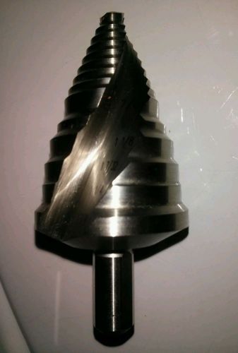 RARE-HERTEL-HIGH SPEED STEP DRILL BIT=7/8-1 3/8-SUPER DUTY STRENGTH-FAST SHIPPIN