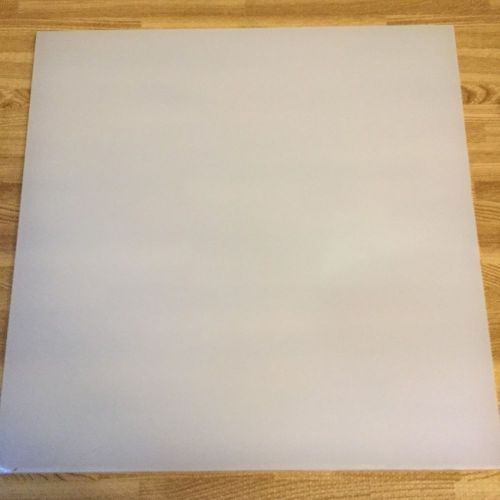 1/2&#034; X 16&#034; X 16&#034; Natural Color LDPE Sheet Polyethylene Plastic