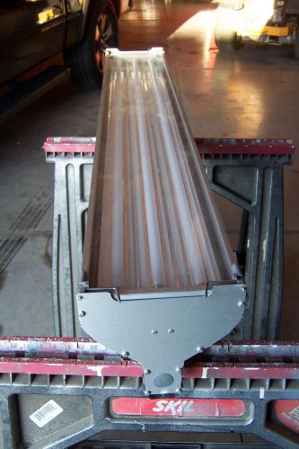 High Bay Fluorescent lighting fixture.  3 Lamp T5 HO.  Industrial Ligting