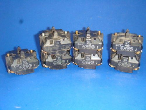 NEW LOT OF 7, MICRO SWITCH, PTCB CONTACT BLOCK, NEW NO BOX