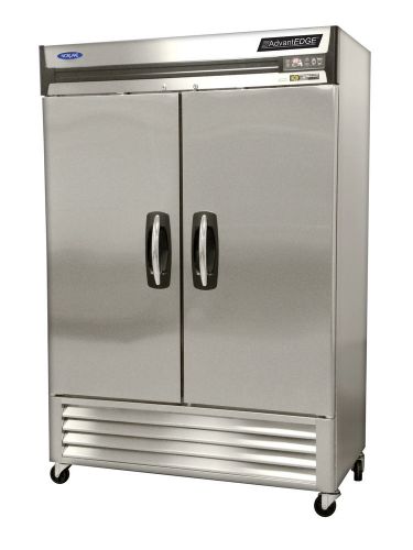 Nor-Lake AdvantEDGE NLR49-S, 2 Door Reach-in Refregirator with Vinyl Hygienic Sh