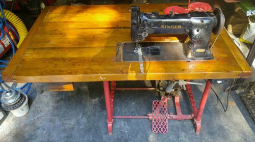 Singer 111w153 walking foot sewing machine industrial beswick table_upholstery for sale