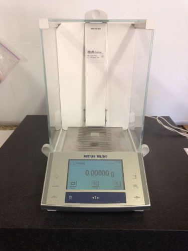 Mettler Toledo XS105 Dual Range Digital Analytical Balance Laboratory Scale