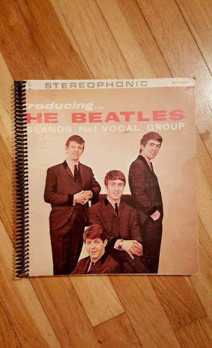 Recycled Record Album Cover NoteBooks Journal - &#034;Introducing The Beatles&#034;