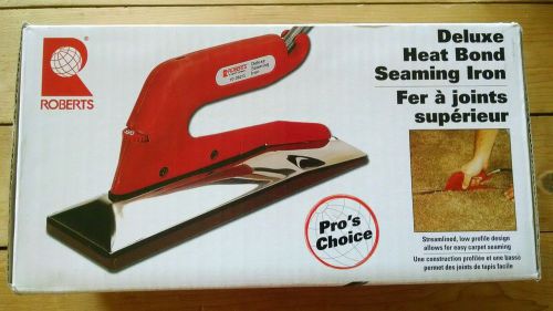 New Sealed Roberts 10-282G Deluxe Heat Bond Carpet Seaming Iron Pro&#039;s Choice!!