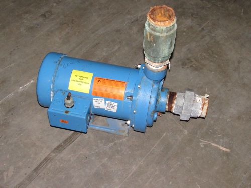 EMERSON P63FWG-4365/SF 1.15/1.0 MOTOR 3HP 3450RPM W/GOULD PUMP 3MC1H5A0 **GOOD**