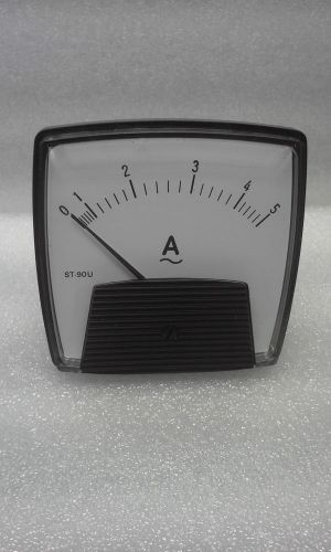 SEW ST-90U PANEL METER 3.5&#034; 0-5AAC DIRECT