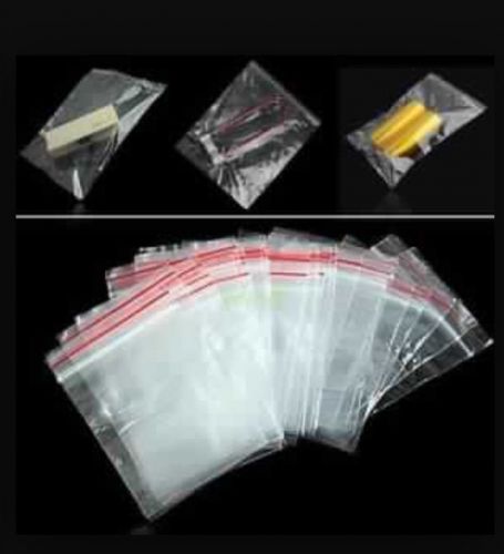 100 4x6 Crystal Clear Poly Press and Seal Bag!!