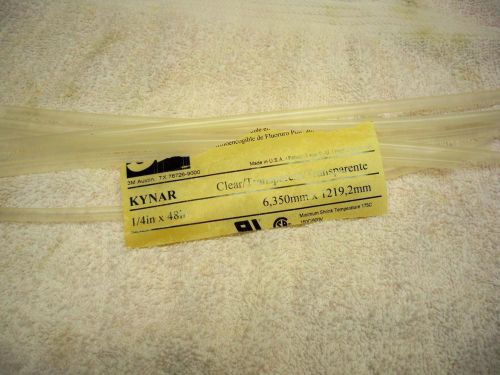 3M Kynar Clear Heat Shrink Tubing 1/4&#034; x 48&#034;-Free Domestic Shipping