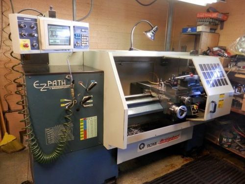 1995 bridgeport romi ez-path cnc lathe-turning center # 7761484 for sale