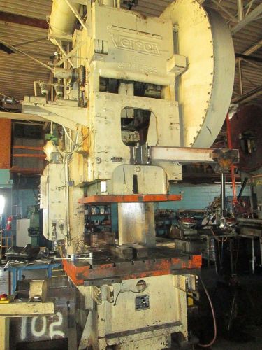 PUNCH PRESS, GAP PRESS, 180 TON, VERSON , MODEL 9-F, 36 X 55 BED, 10&#034; STROKE, AC