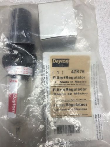 NEW DAYTON 1/4&#034; FILTER REGULATOR KIT 4ZK76 0-150PSI NIB