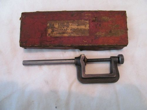 Vintage Starrett No.196-G Universal Dial Test Indicator Clamp in Original Box