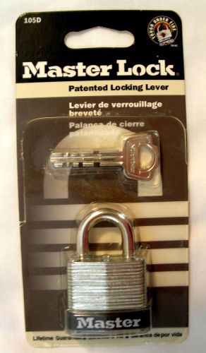 Master Lock -Key Lock 105D 1-1/8 &#034; (29mm)  BRAND NEW