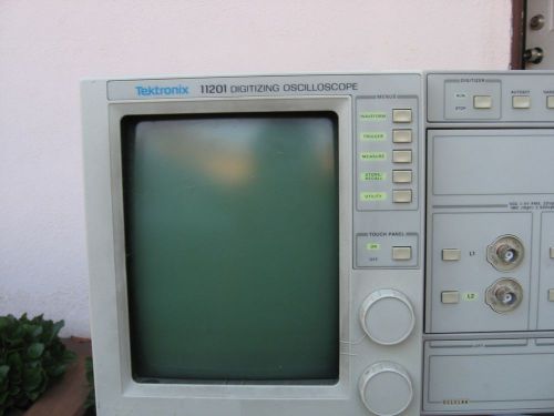 TEKTRONIX 11201 digitizing Oscilloscope touch screen